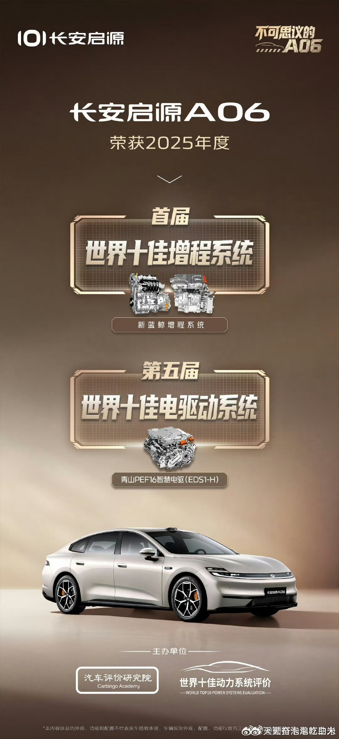 🔥动力双料王🔥  荣获2025“世界十佳电驱动系统”及“世界十佳增程系统”双