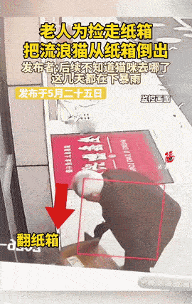 “吵翻了！”浙江一老人路过一店门口时，看见有一个大纸箱就想去捡，没想到的是，纸箱