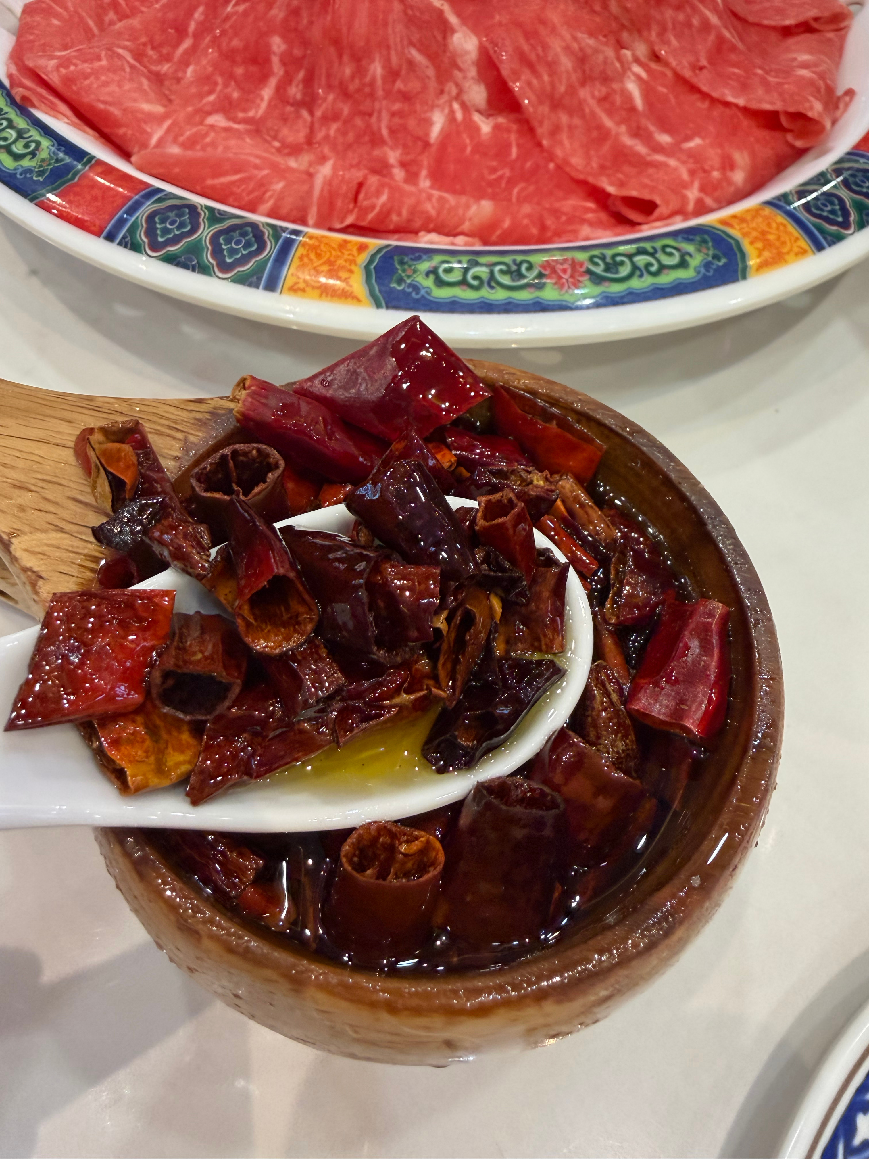 清心的美食生活日记  陪我妈妈吃南门铜锅涮肉～在北京一个烤鸭一个涮肉真的是再吃我
