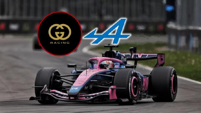 拥抱古驰，粉色Alpine成过去式
奢侈品进军也加入F1了。
Alpine F1