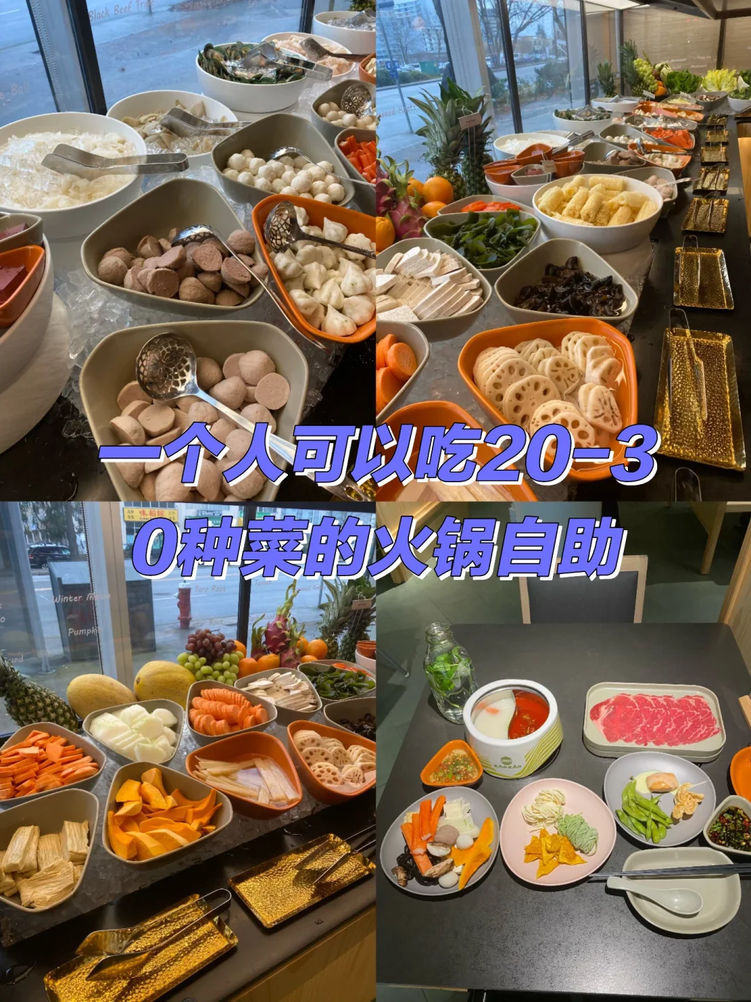 🇨🇦Chocho是豆捞版的自助非常适合一个人