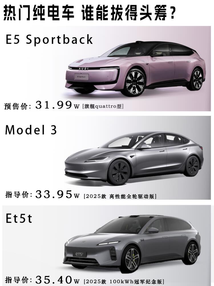 奥迪E5 Sportback 能否突出重围？