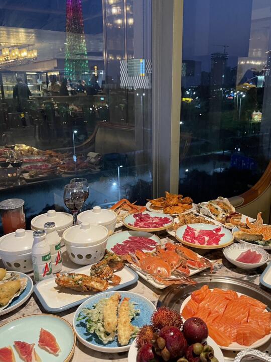 海鲜+珠江夜景的快乐