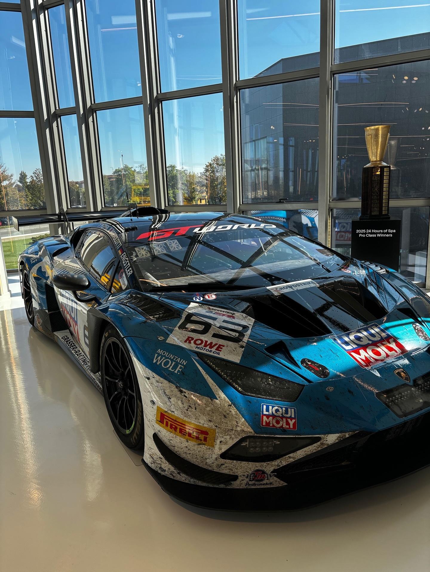 兰博基尼博物馆新成员2025斯帕24小时耐力赛 全场冠军🏆，GRT车队63号E