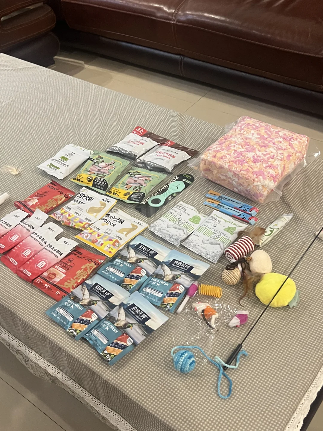 来的时候一半已经打包好准备离开了