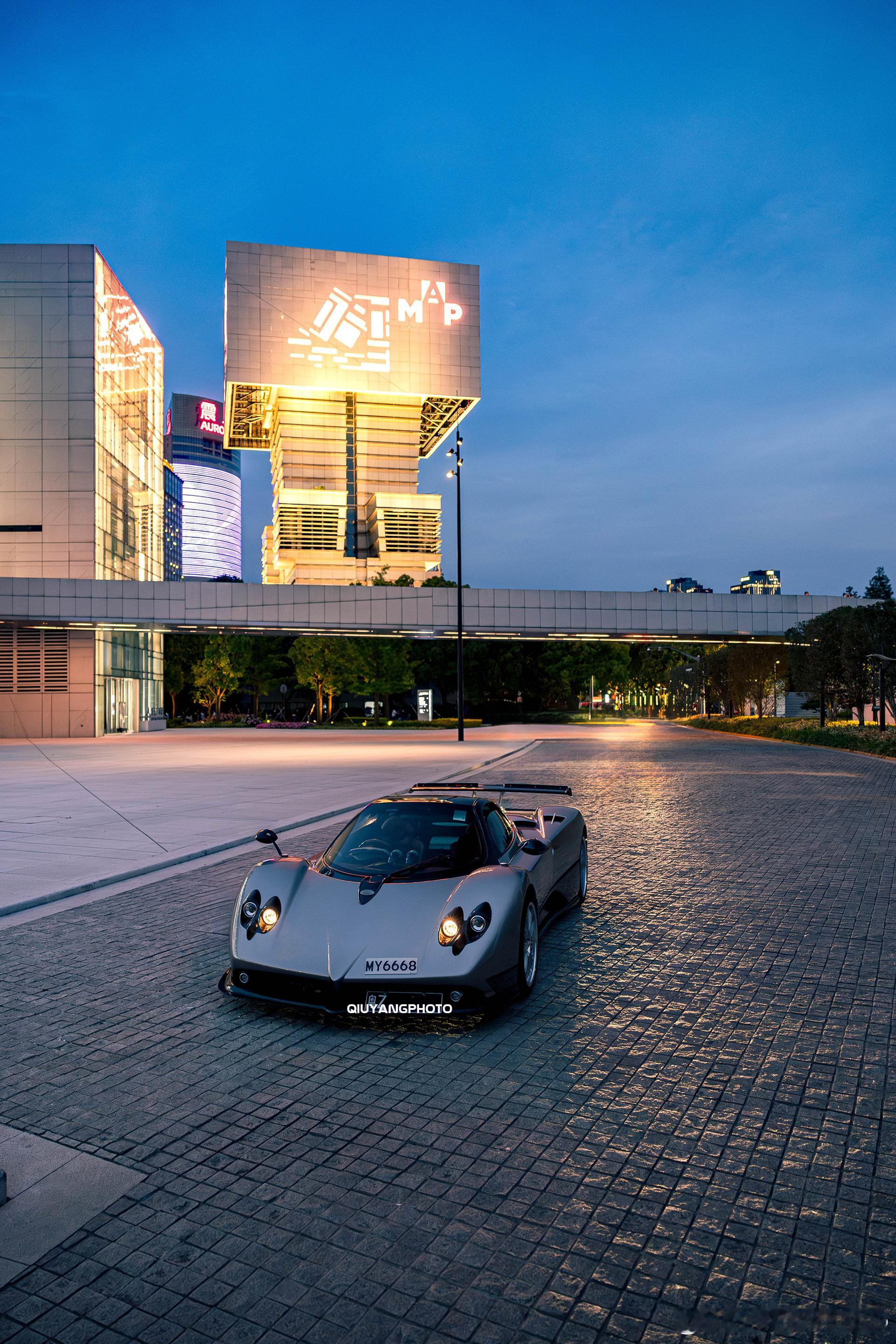 Pagani Zonda F #cars01豪车拍# 已经离开上海的Zonda，