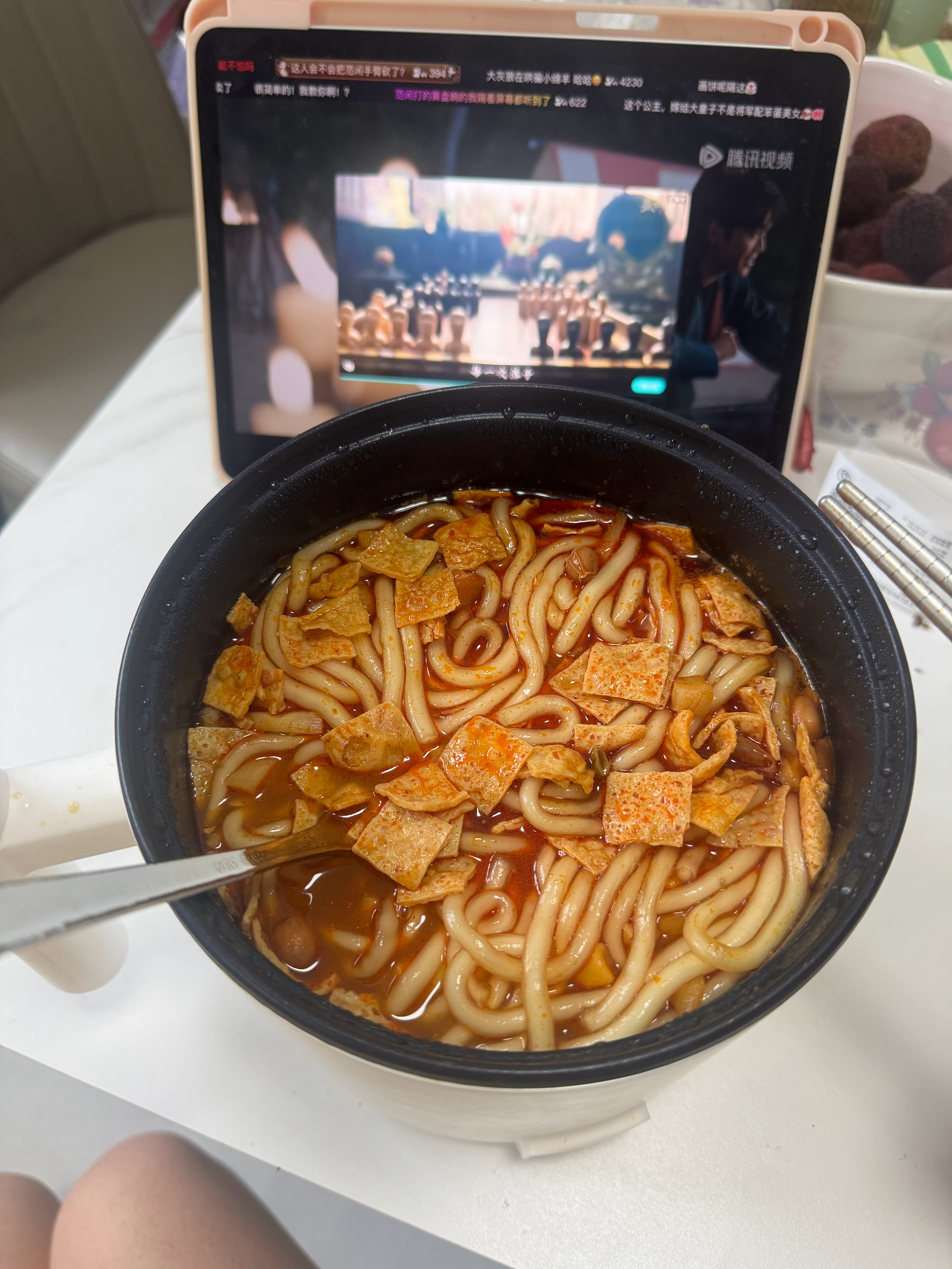 今日第一顿土豆粉 