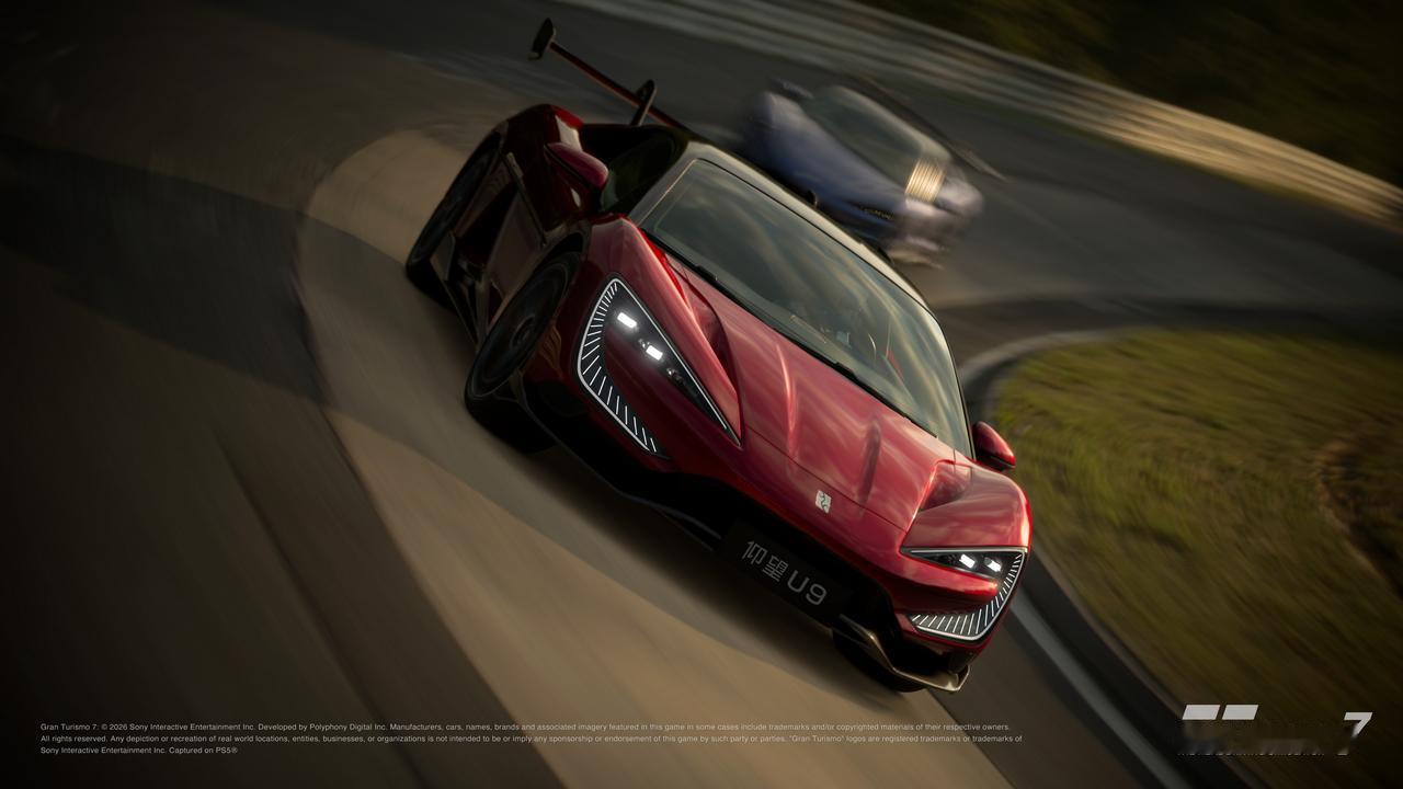 4 月 23 日 14:00，仰望 U9 正式登陆《GT 赛车 7》，成为首款入