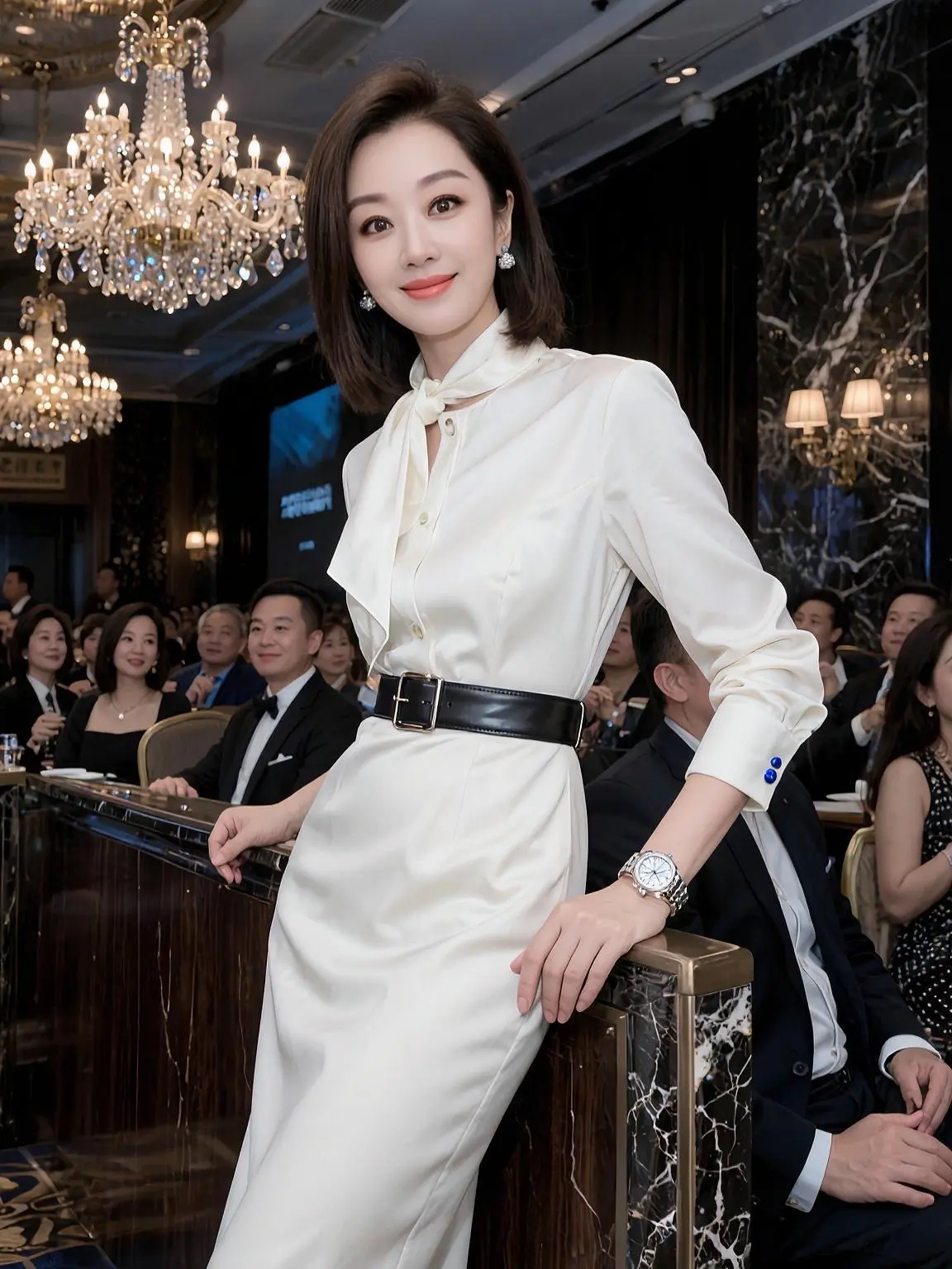 女人到一定的年纪，迷人的不再是脸，而是骨子里的气质...经历岁月沉淀后...