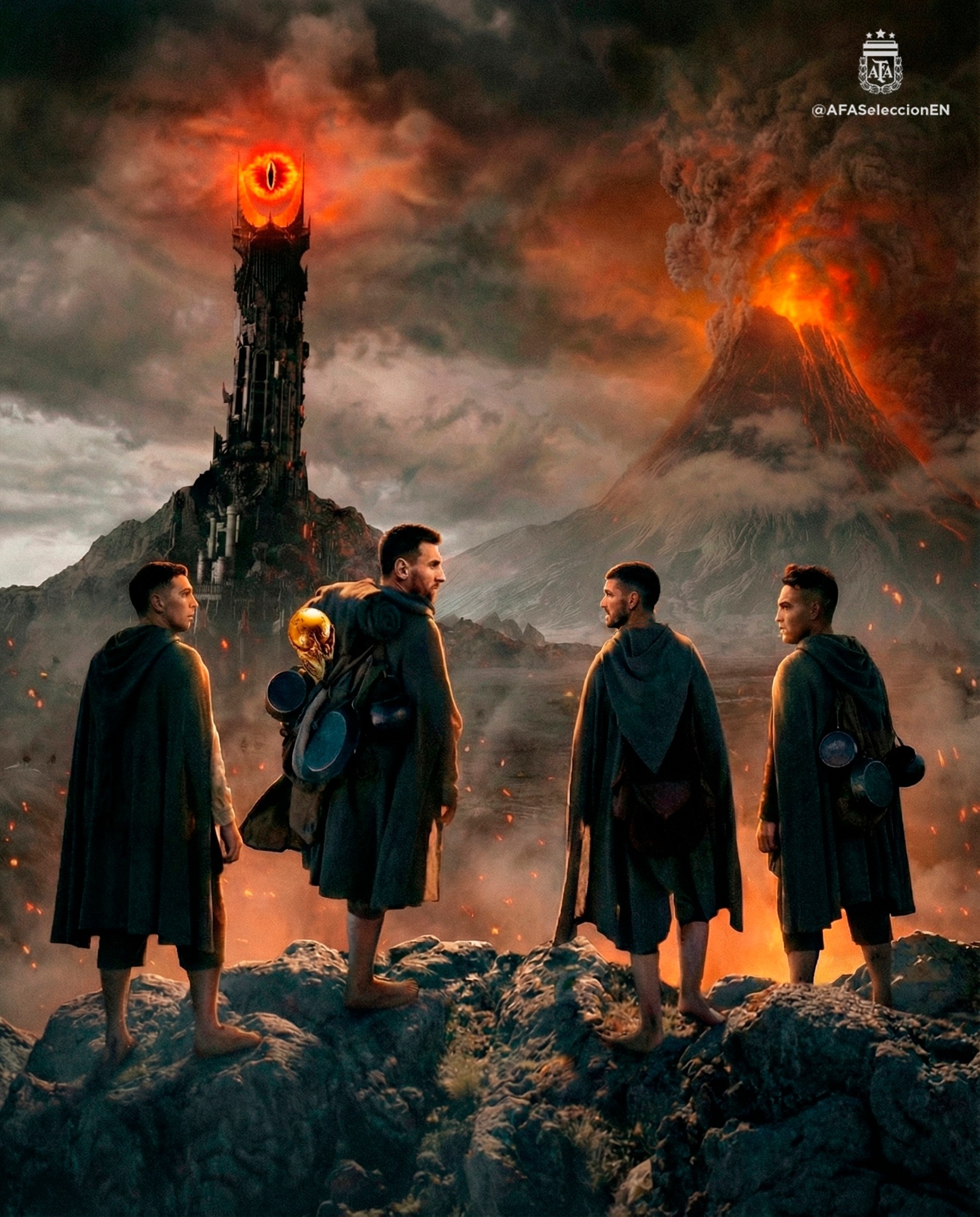 阿根廷国家队官方英文ins这世上仍有美好存在……值得为之奋斗🏆🇦🇷梅西