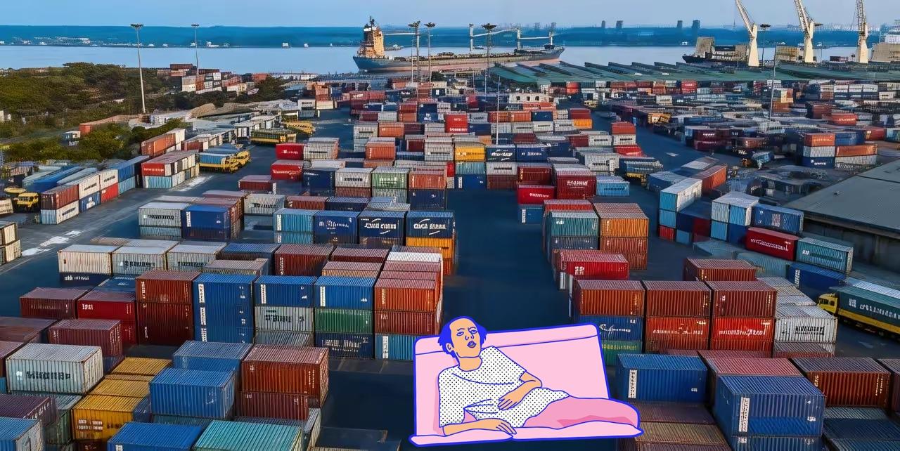 吉大港彻底停了，工人不干活了，船全堵在海上。
今天是2月6号，吉大港从早上八点开