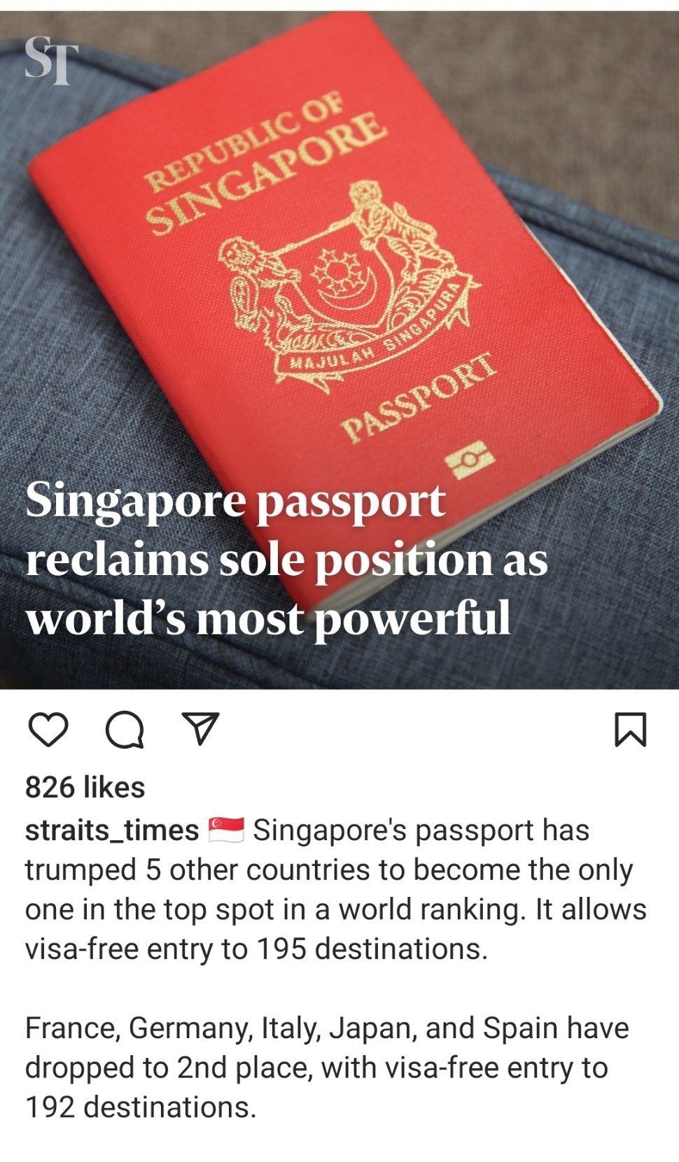 挺爽的就是，这辈子去了那么多国家从来没有办过签证 ​​​