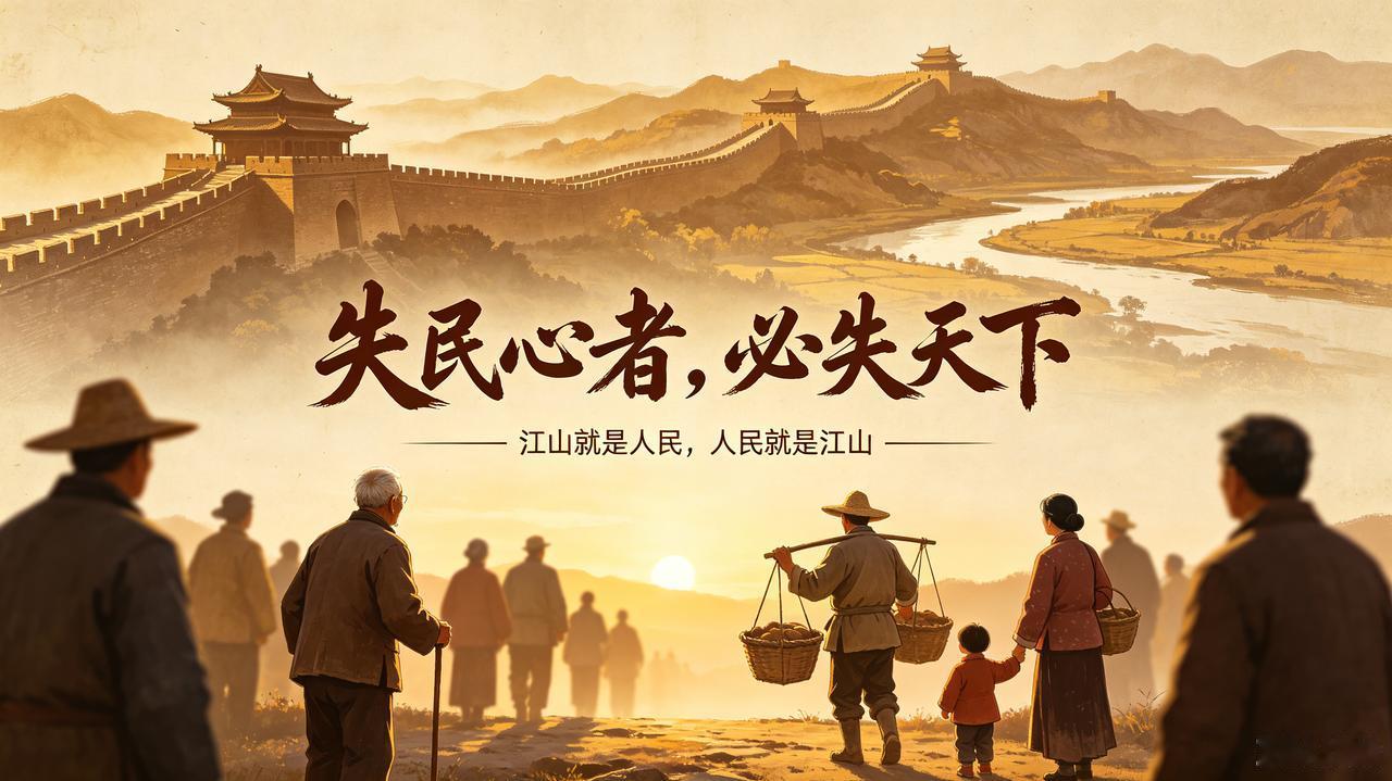 五千年铁律：失民心者，必失天下
 
纵观二十四史，看透一条不变真理：王朝再强，丢