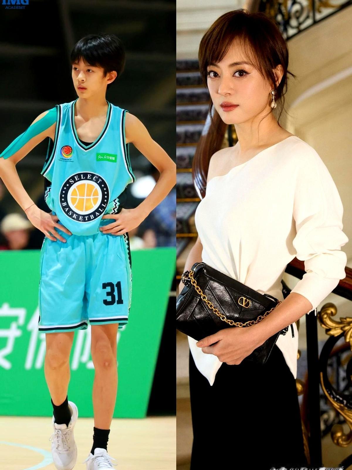 星二代不靠爹妈，改拼实力了。

邓超儿子等等，本名邓涵之，14岁身高就快1米8了