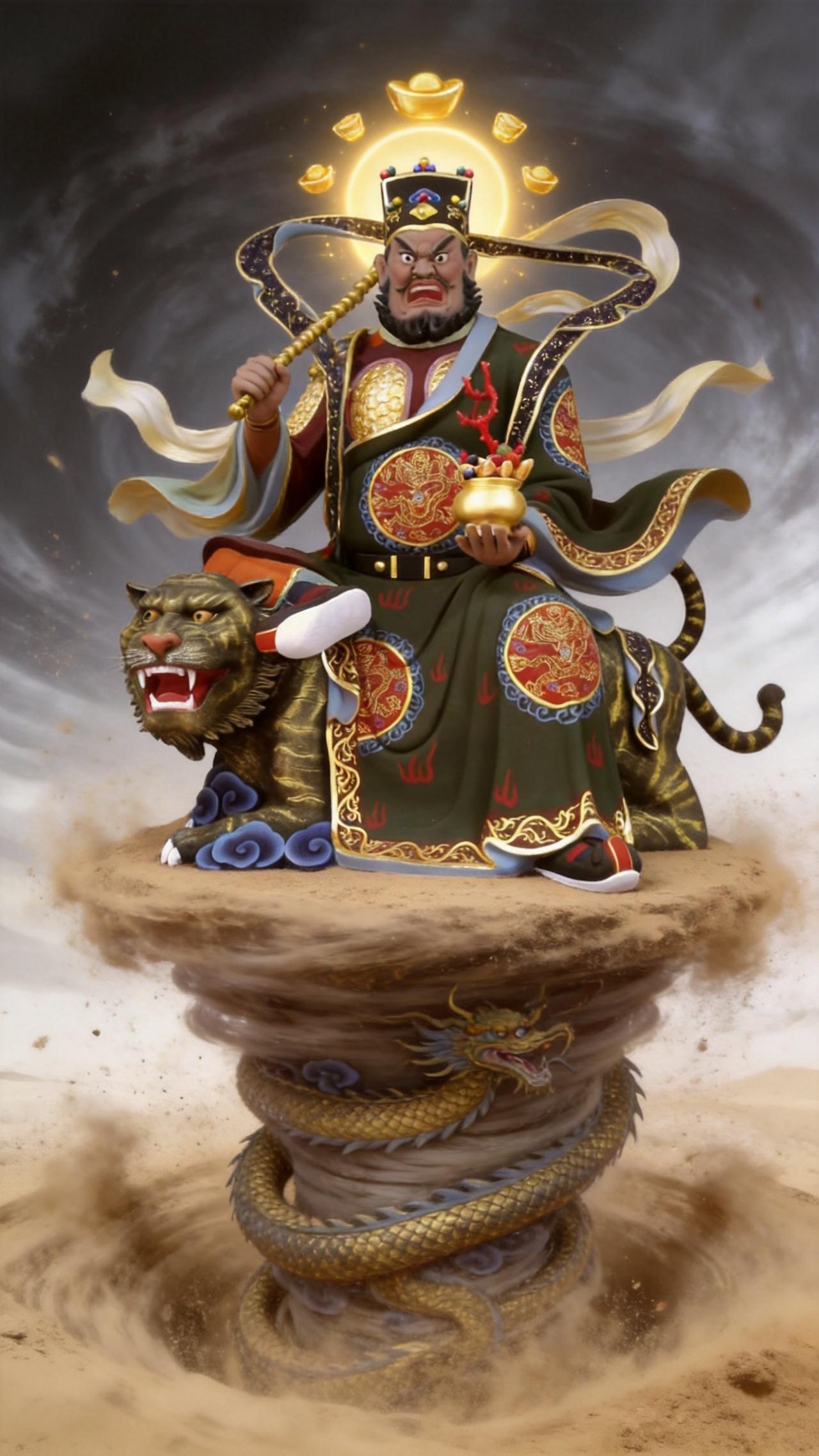 三月十五，恭贺武财神龙虎玄坛真君赵公明赵元帅诞辰