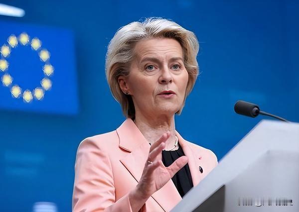 冯德莱恩当着全世界的面，直接跟美国硬刚了，1月7日在塞浦路斯的公开活动上，她掷地