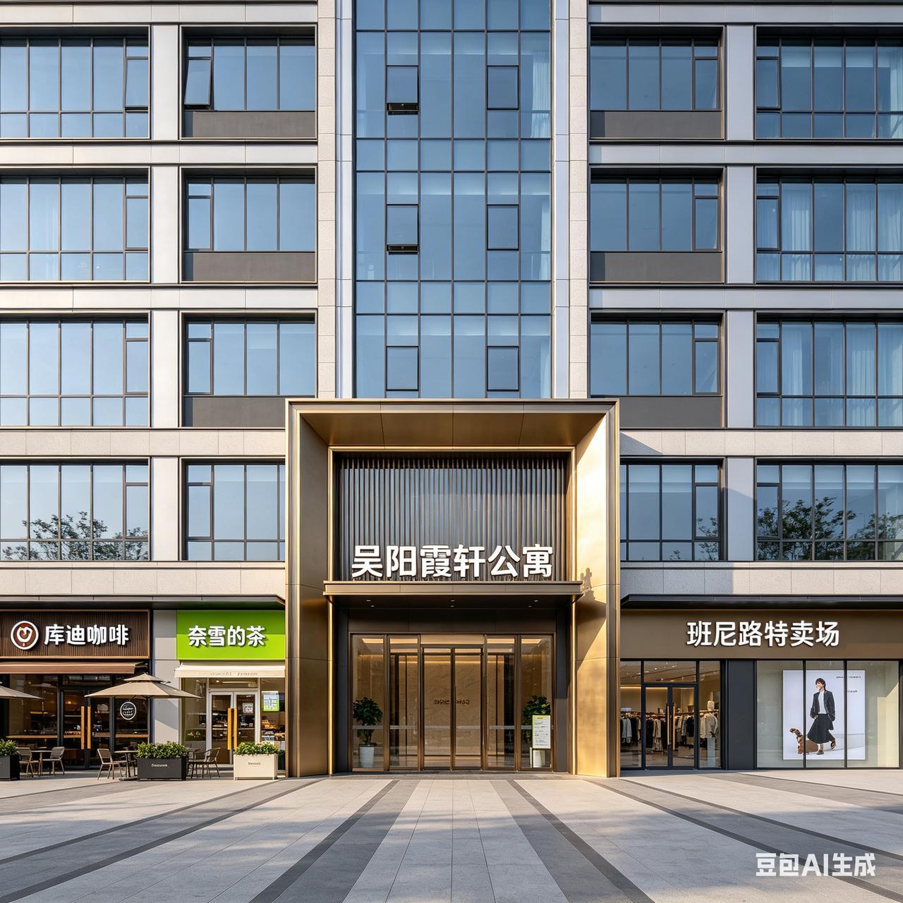 打造吴川市吴阳霞轩公寓·一家旅业住宿，坐落于文旅名镇吴阳，一楼街铺设有奈雪的茶、