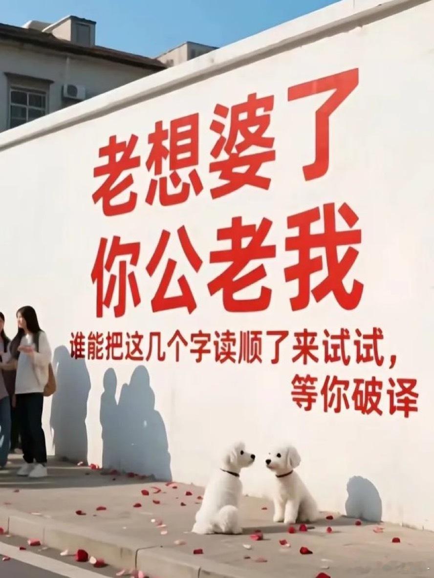 中文断句十级测试来了!一面网红墙上两行红字，绝大多数人第一眼读错闹出大笑话!打乱