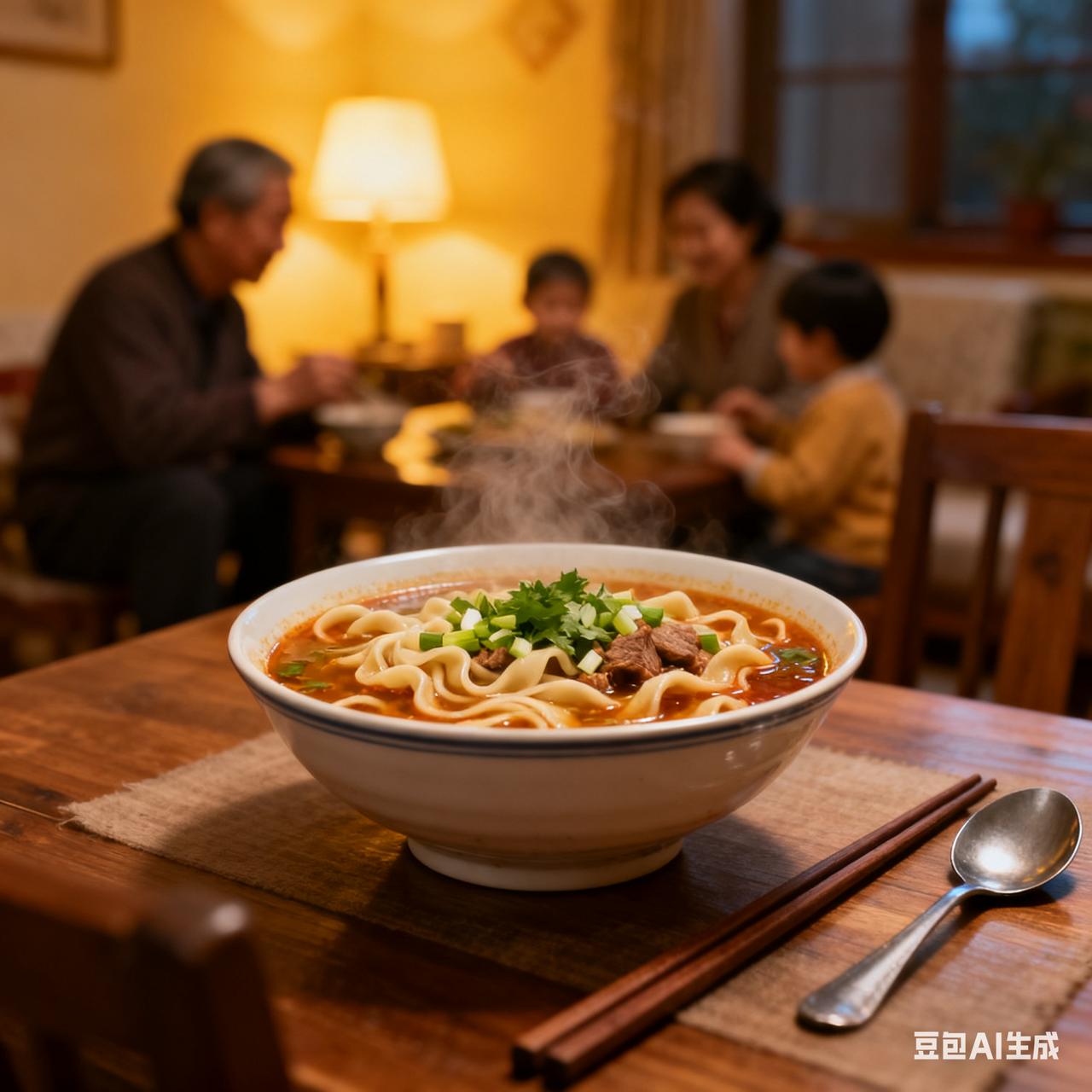 等我回家就这样吃
灶火在暮色里跳动时，我想的是一碗打卤面。

这种想念是有形体的