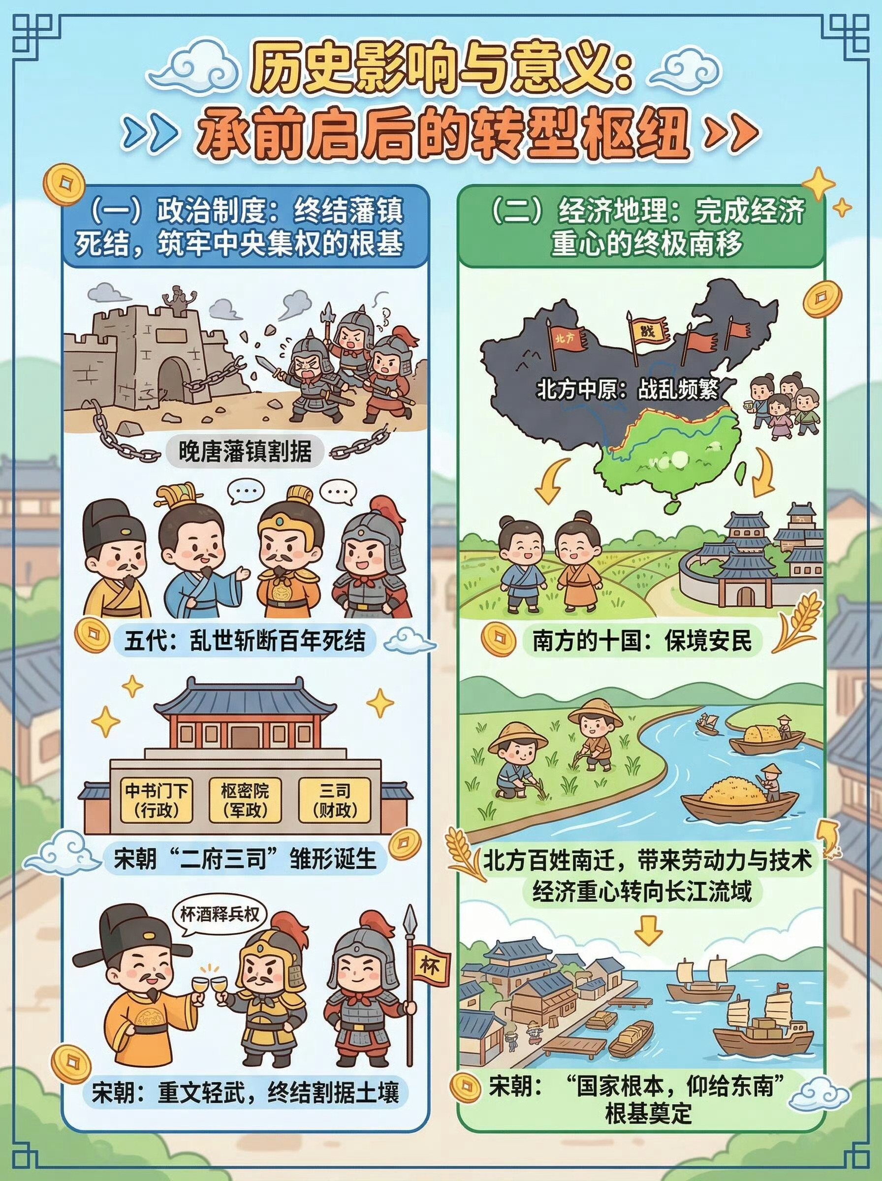 五代十国历史全景图，带你看懂七十二年乱局！！！ 北京·前门大街