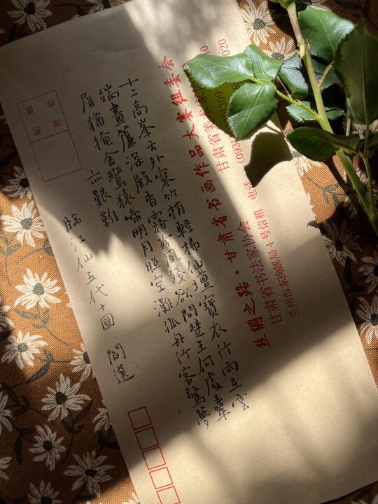 怎么会有这么好看的手写信！😭
