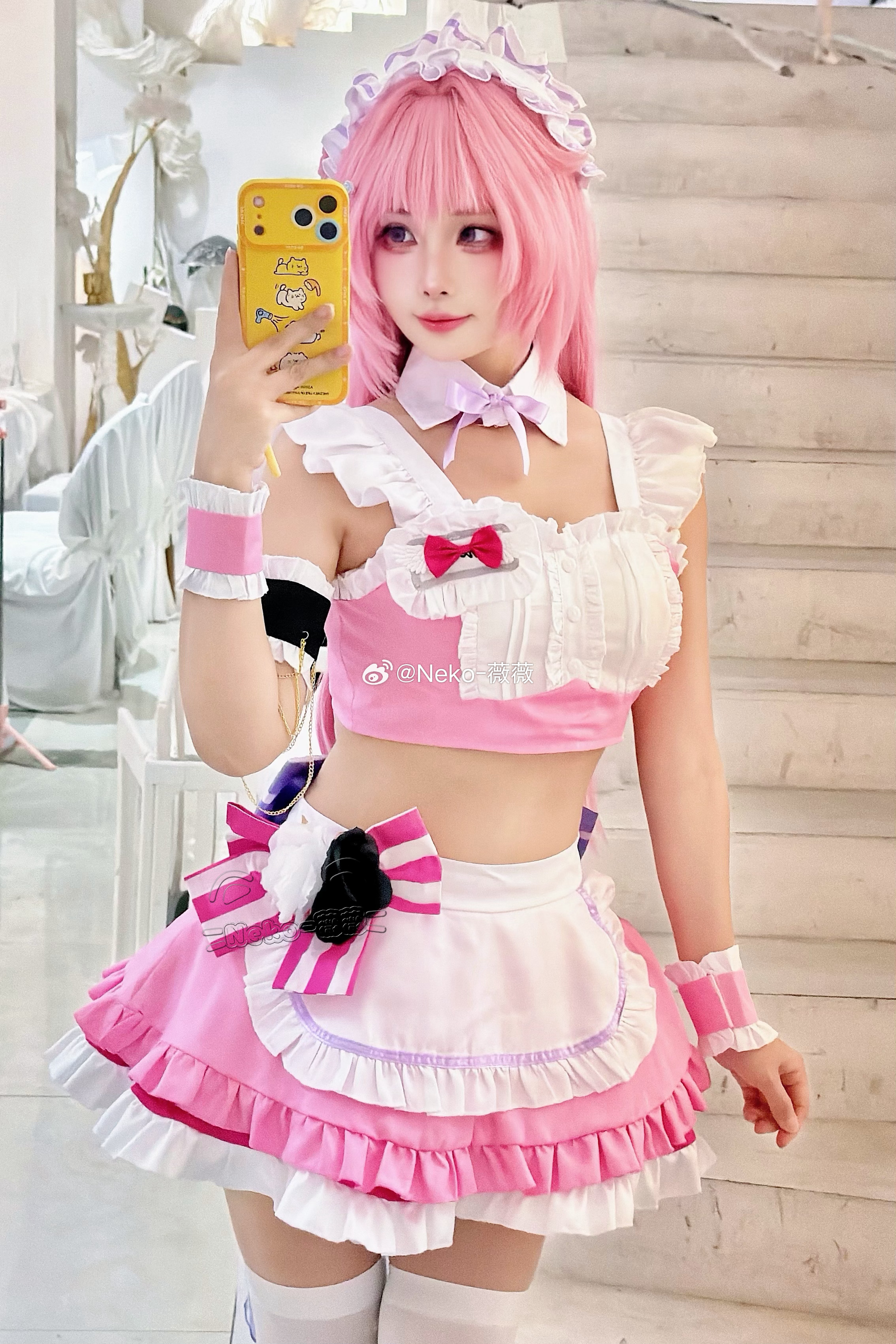 Neko_薇薇二次元cos大赏nikke:胜利女神  桃乐丝女仆