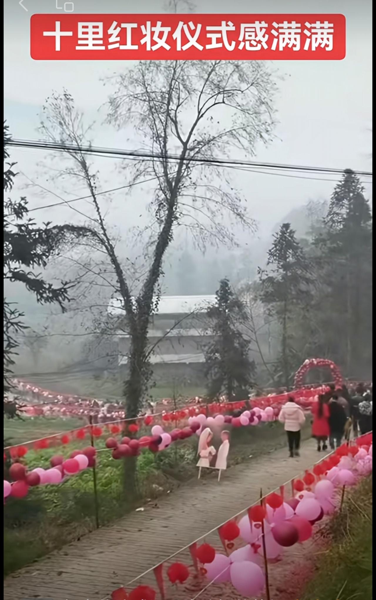 农村结婚十里红妆仪式感满满，一人结婚全村人帮忙，喜庆而热闹！农村婚礼 十里红妆 