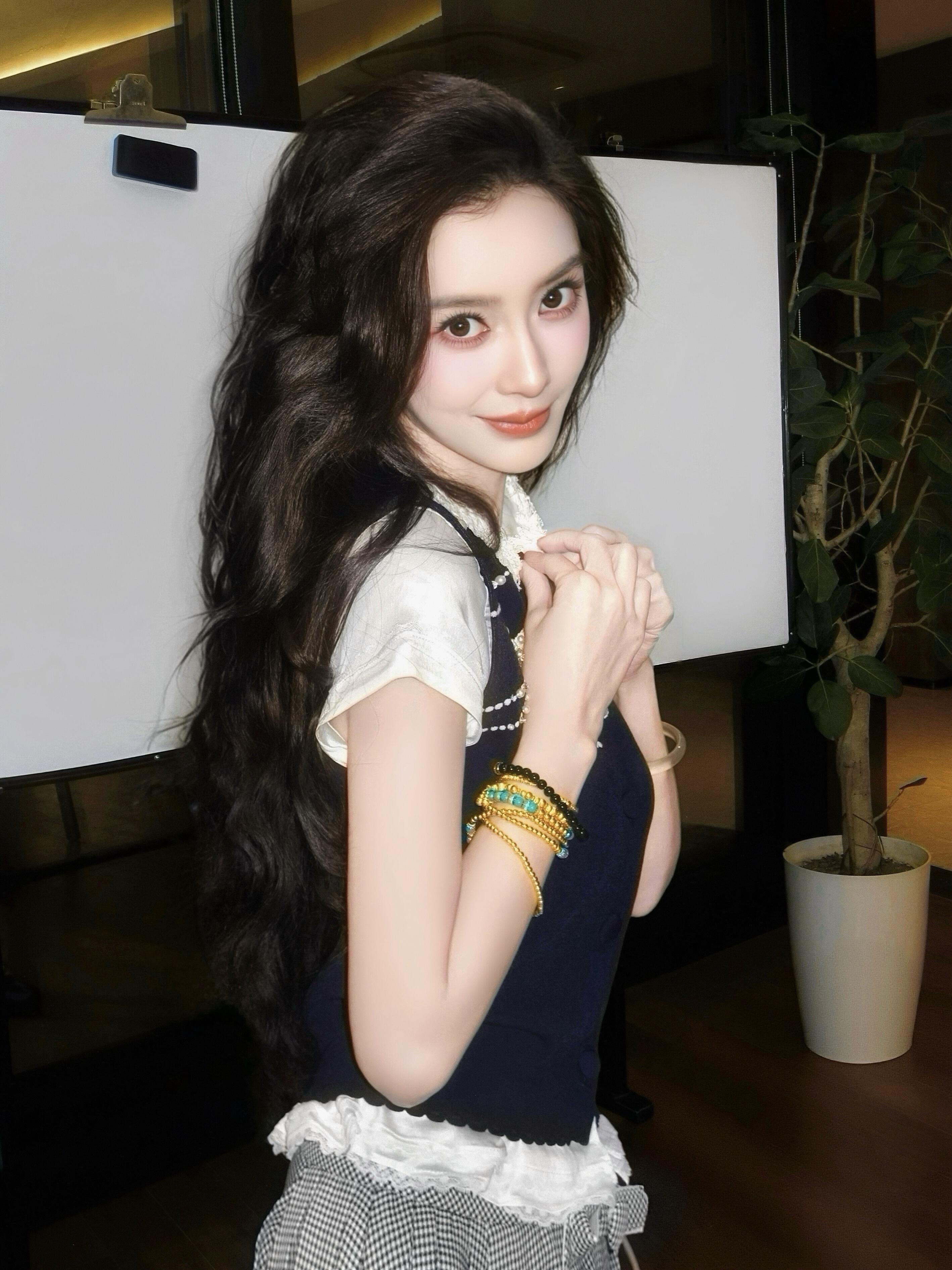 angelababy 老天奶 下辈子我真的要长这样 