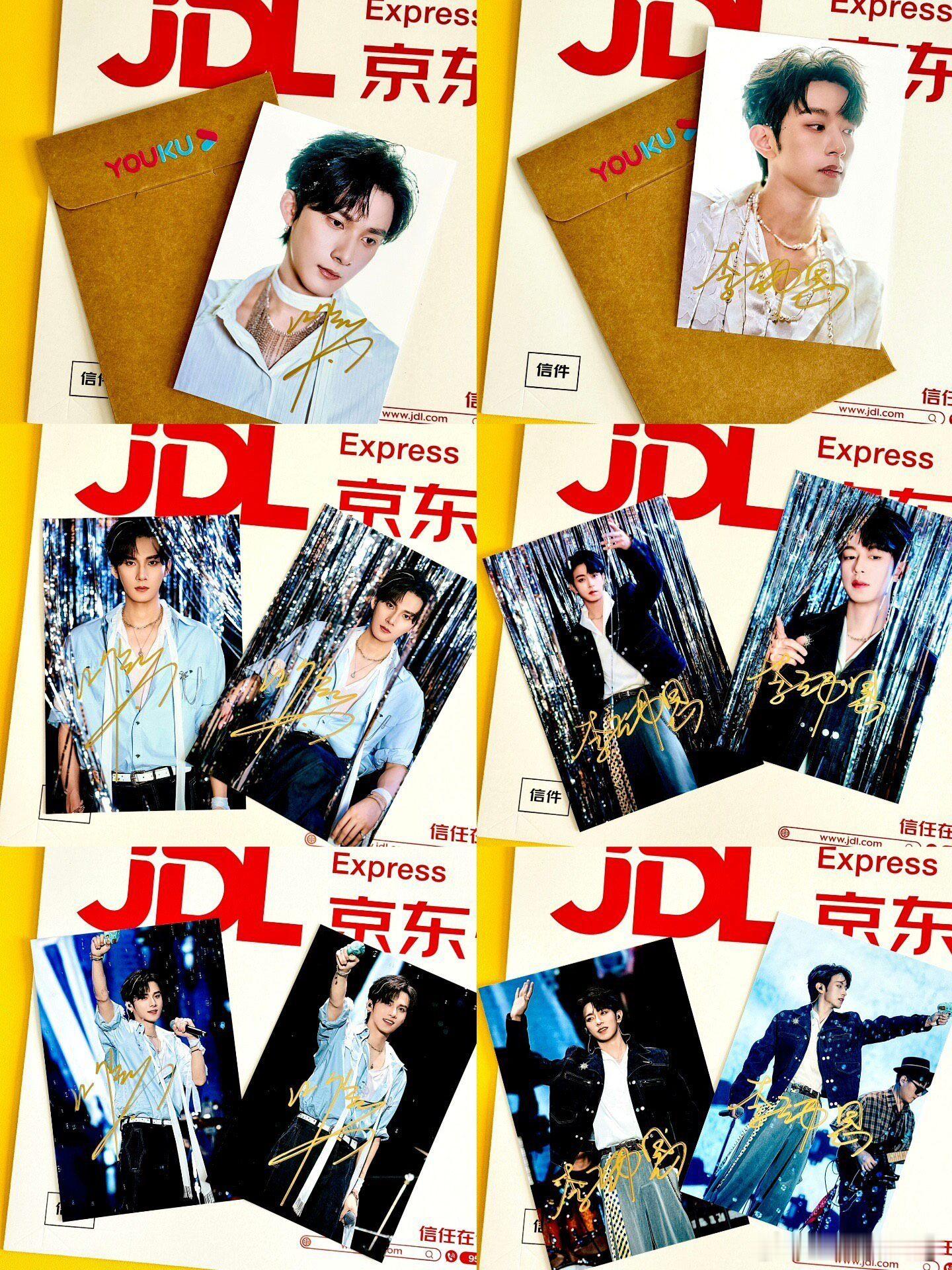 【垂涎四子 Desire 4】最新亲签签名照 黄星邱鼎杰+江|||衡李沛恩 银杏