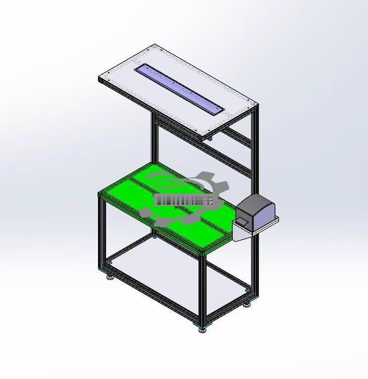 型材架子工作台3D模型图纸下载_机械数模。图纸介绍 ：型材架子工作台行业用途 ：