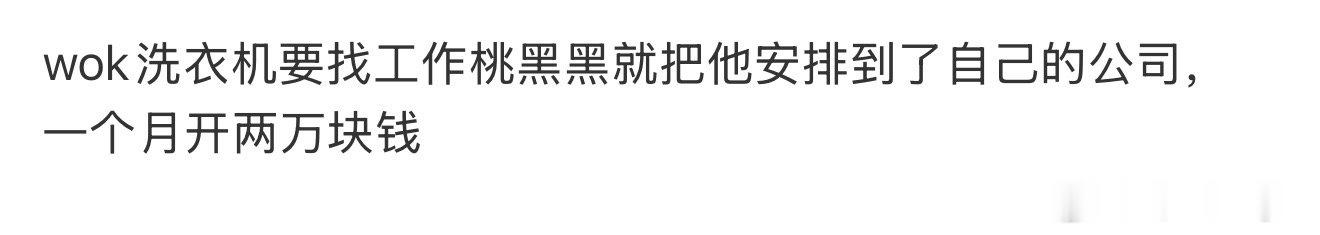 桃黑黑给洗衣机安排工作桃黑黑给洗衣机找工作 桃黑黑给洗衣机安排工作，好羡慕啊。。