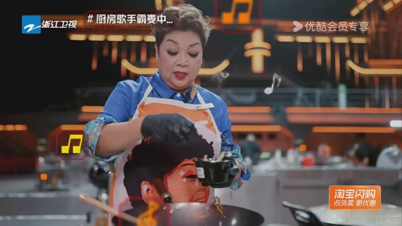 潘玮柏肥妈把厨综变音综炙热游戏啊百厨大战 肥妈在节目里边做饭边开唱，0帧起调超稳