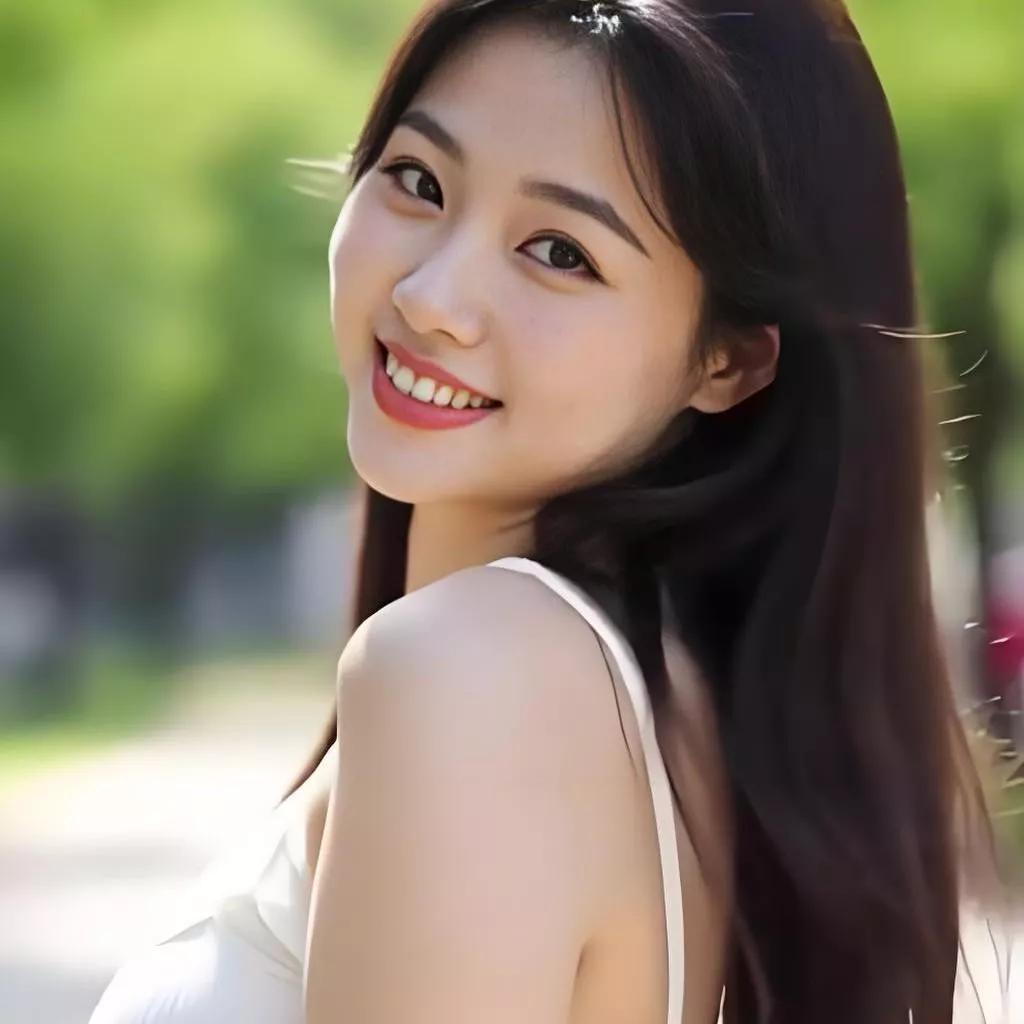 阳光下的微笑，元气满满的一天！美少女的微笑 明媚阳光感 阳光治愈照 萌萌哒笑容 