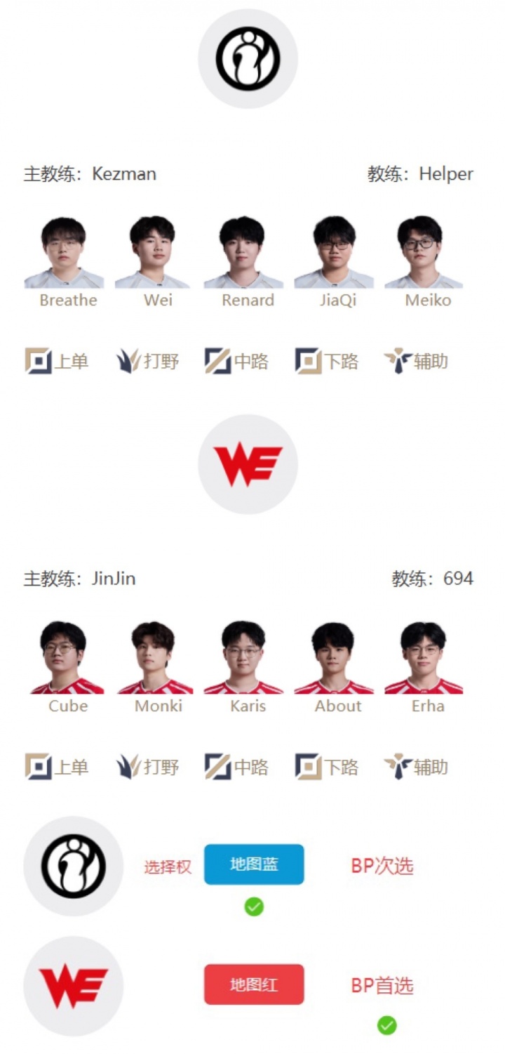 LPL明日首发：Breathe上路大战Cube 哥哥迎战强敌GALA