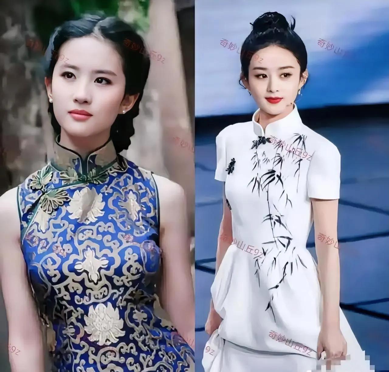 刘亦菲，赵丽颖，同样是大美女，保养和不保养区别太大了，你认为谁保养的比较好呢？
