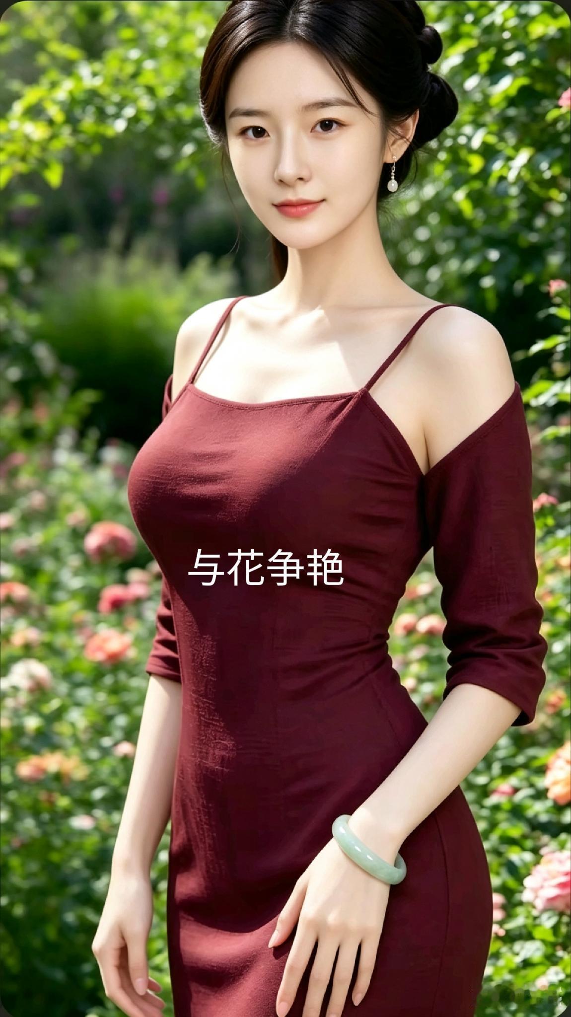 《花海惊遇！这气质美女谁能不爱啊》
这张美图花海少女感 可把咱给惊艳到了！瞧她身