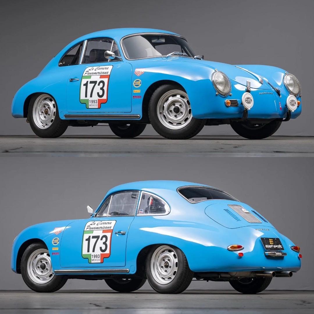 1957 年的 Porsche 356A Coupe 是战后欧洲汽车工业由竞赛走