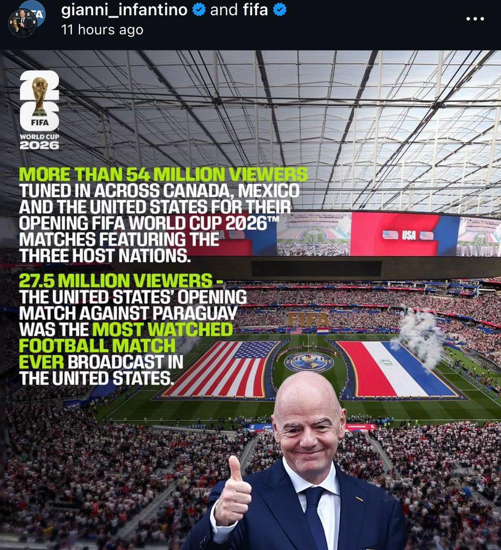 LISA  美国对阵巴拉圭的世界杯揭幕战（包括 2026 FIFA 世界杯开幕式