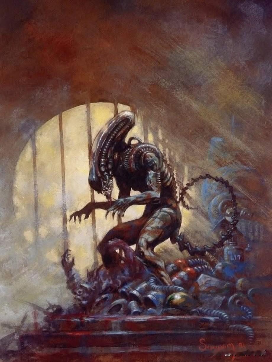 异形插画作品一组