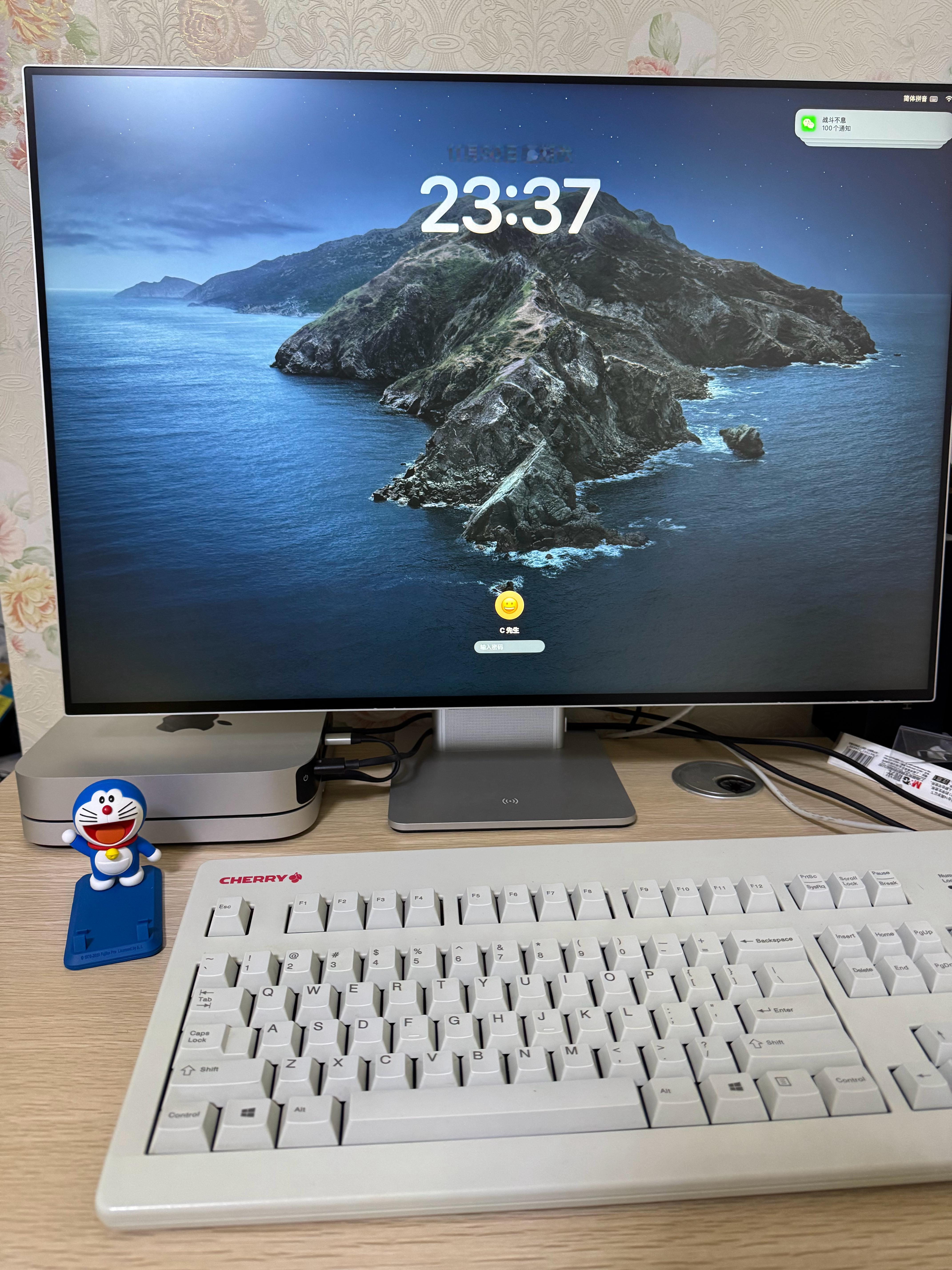 工作室换了Macmini M4我把M2 Macmini带回家用了，配上华为Mat