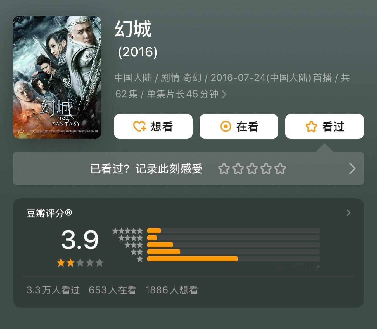 冰湖重生豆瓣开分3.2上次评分这么低的还是我的人间烟火2.7东八区的先生们2.1