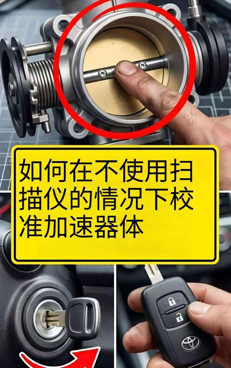 不用诊断仪，怎么手动匹配电子节气门？🚗
 
⚠️ 重要提醒：这个方法会因车型品