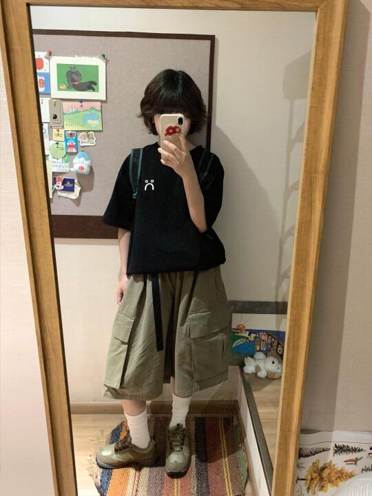 日系短发·旧衣新穿之懒人穿搭
