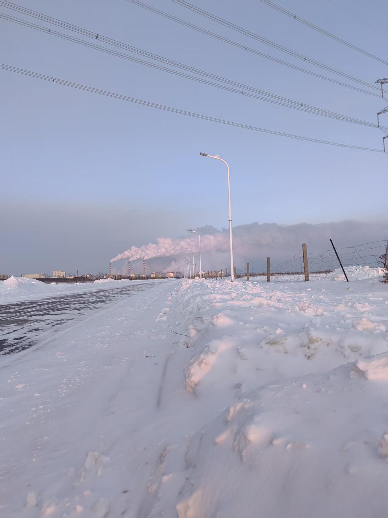 晒一晒家乡的雪