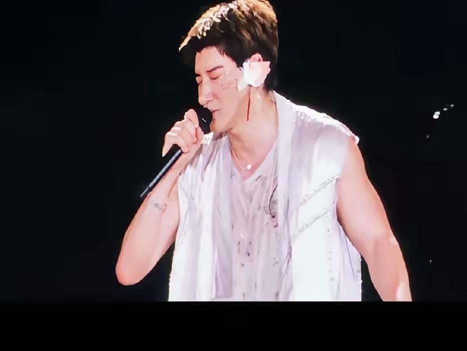 王力宏开演唱会也太拼了吧，耳朵都这样了，还能这样坚持下去，真的是太让人佩服他的敬