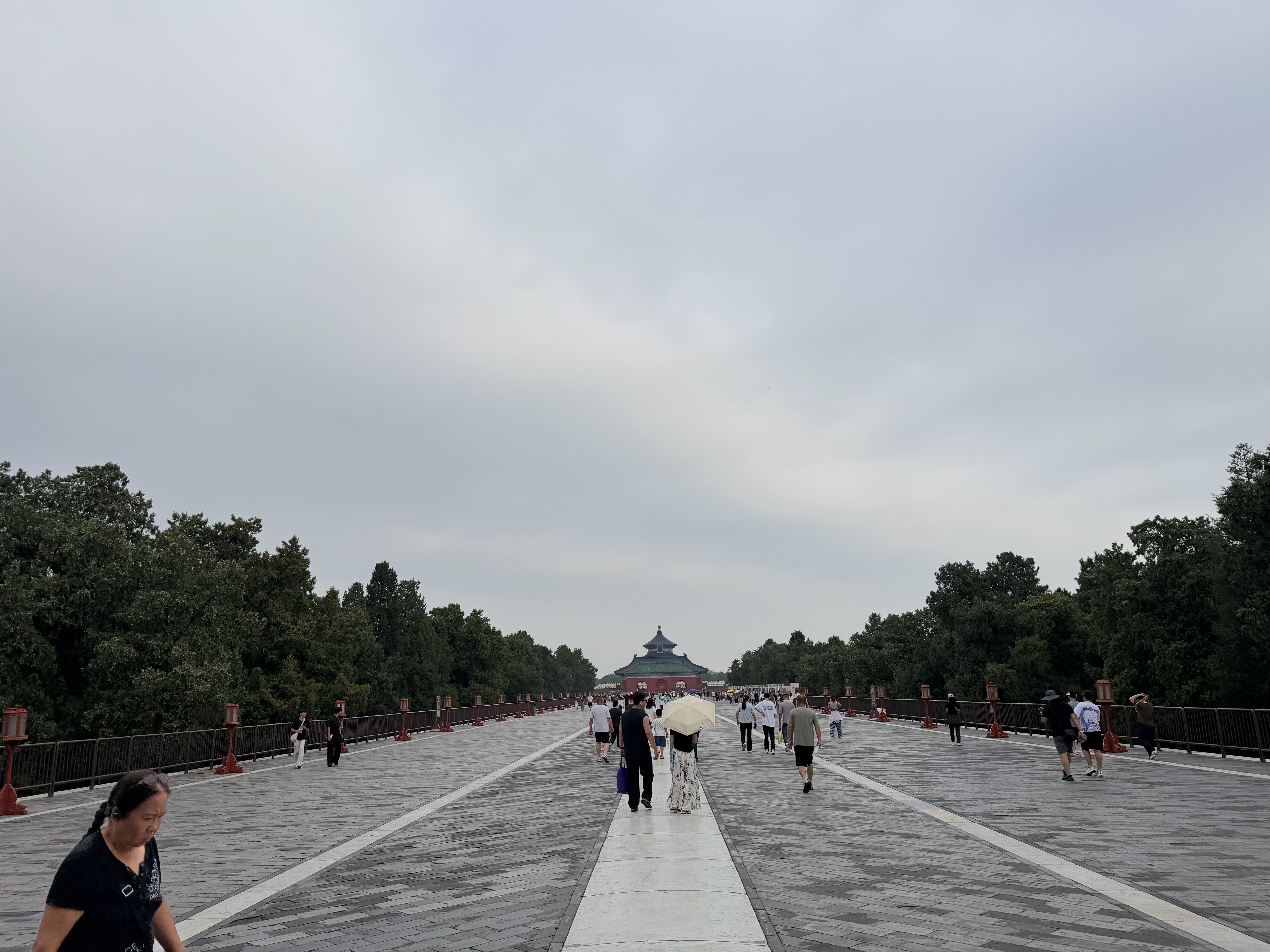 天坛，祈年殿。天热，浑身汗。 北京·天坛公园-祈年殿