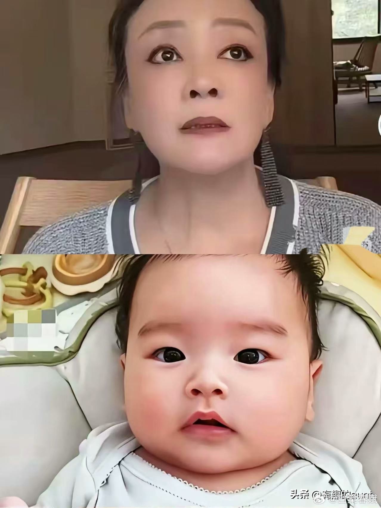 现在全网最高兴的， 非马晓梅莫属了吧！ 她可能自己都没有想到，自己生的孩子居然和