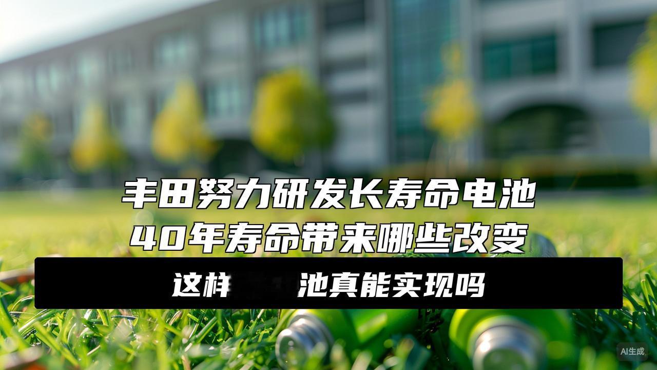 丰田固态电池官宣：可用40年、续航1000 km，2027年上车，成本更低
电动
