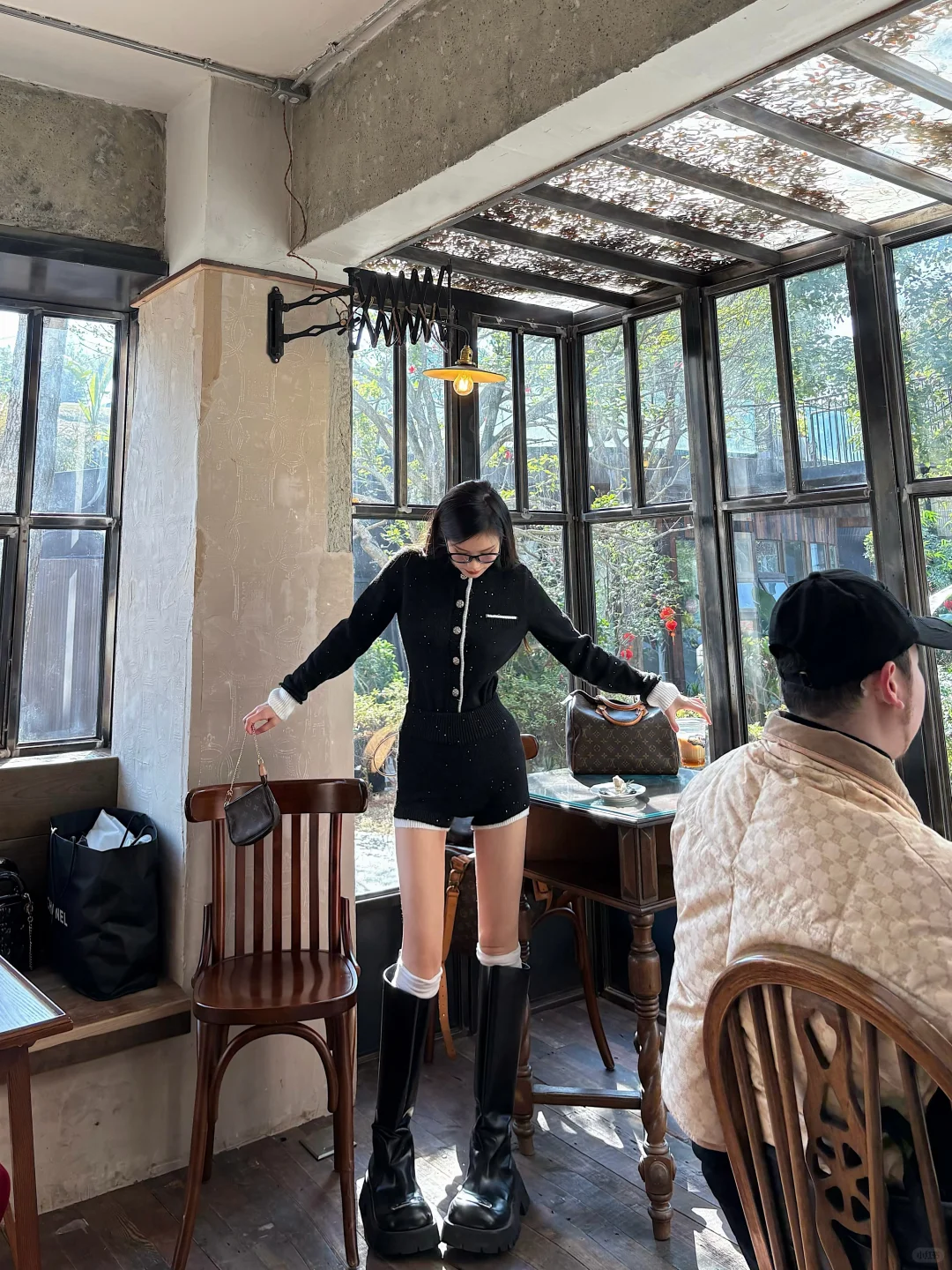 复古千金芭比风长靴！！！