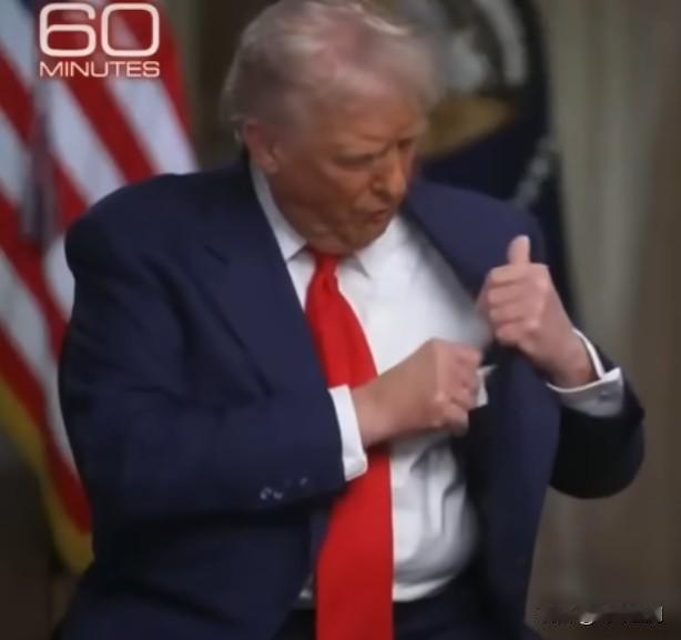 特朗普在采访中拿出了一份从美国国务院推特账号打印出来的帖子，声称他在八个月内结束